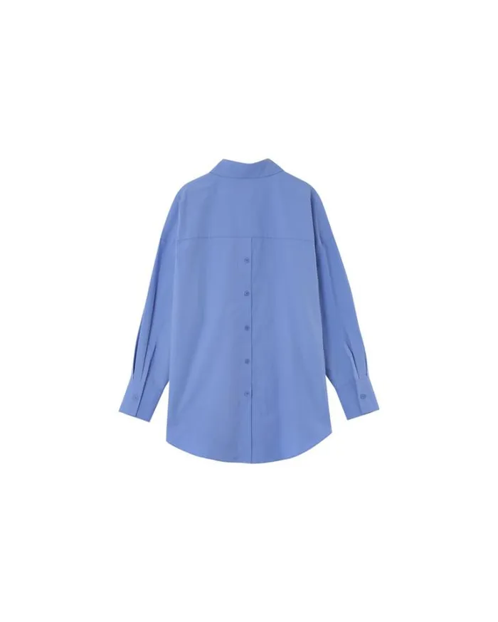 Grace and Mila Longsleeves Shirts SHIRT BLEU NESRINE 8211 Shop