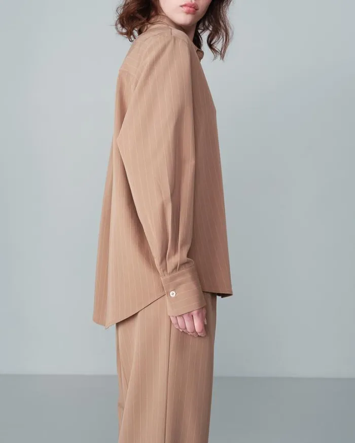 Grace and Mila Longsleeves Shirts SHIRT CAMEL NAWELLE 8211 Shop