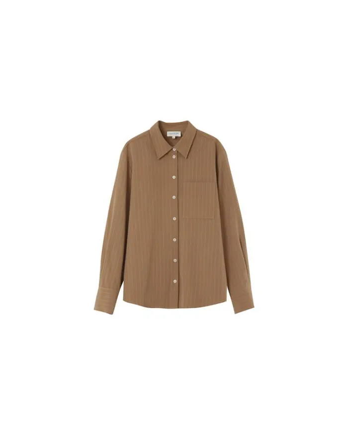 Grace and Mila Longsleeves Shirts SHIRT CAMEL NAWELLE 8211 Shop