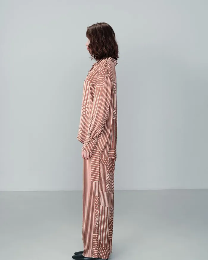 Grace and Mila Longsleeves Shirts SHIRT CHOCOLAT NEO 8211 Shop