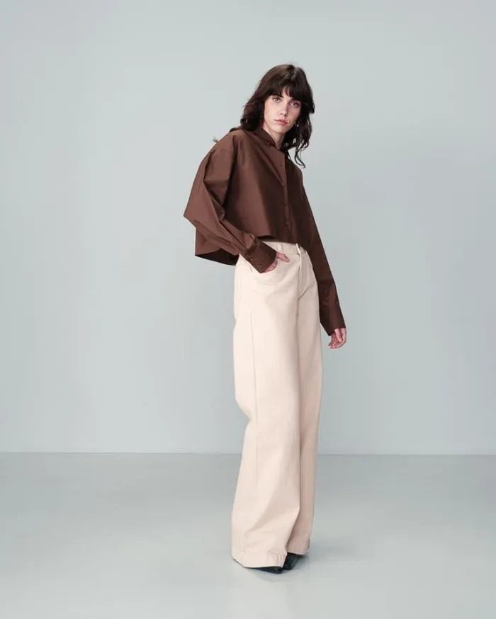 Grace and Mila Longsleeves Shirts SHIRT CHOCOLAT NIAMITA 8211 Shop