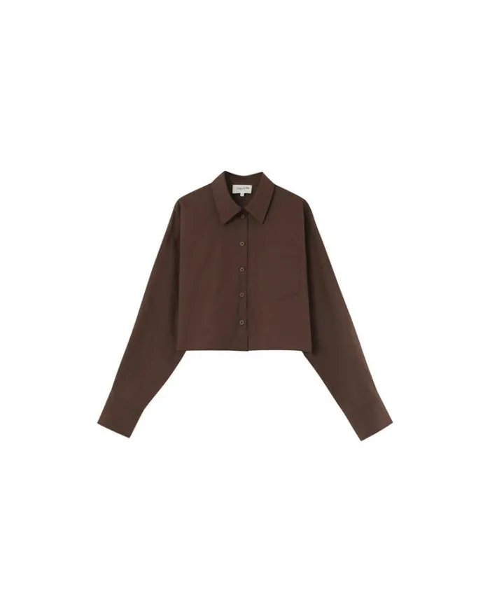 Grace and Mila Longsleeves Shirts SHIRT CHOCOLAT NIAMITA 8211 Shop