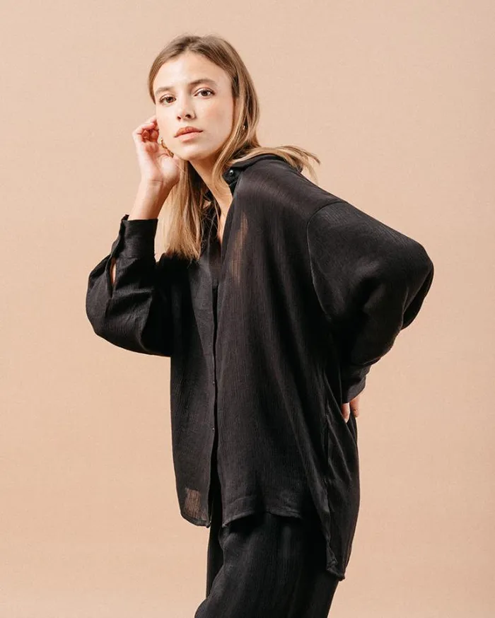 Grace and Mila Longsleeves Shirts SHIRT NOIR MARKET 8211 Shop