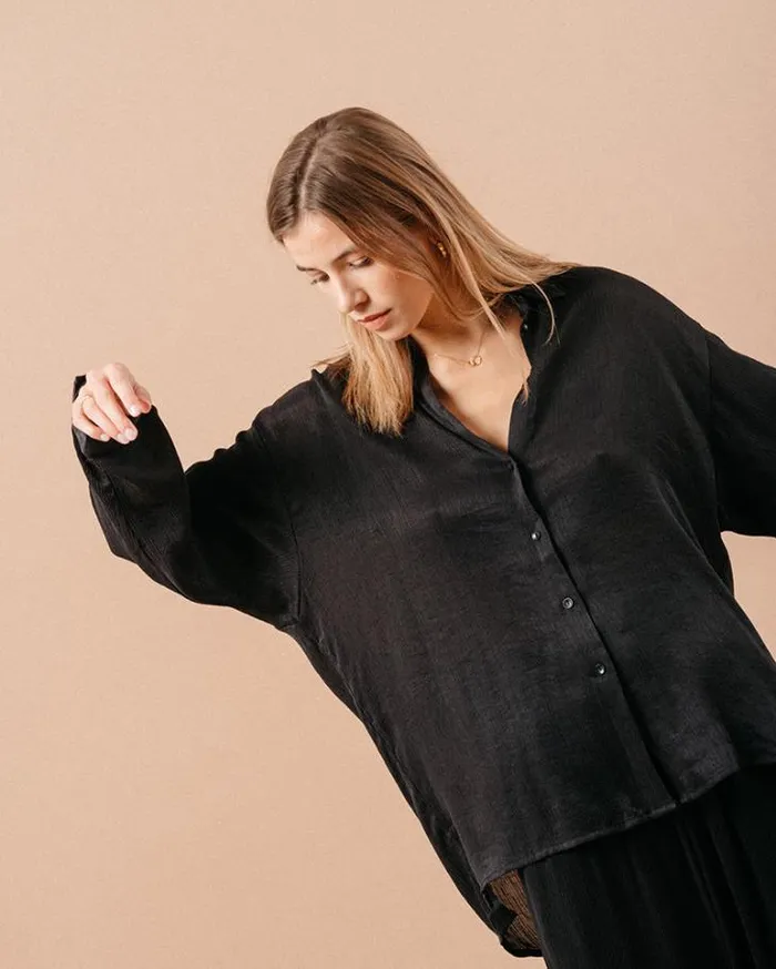 Grace and Mila Longsleeves Shirts SHIRT NOIR MARKET 8211 Shop