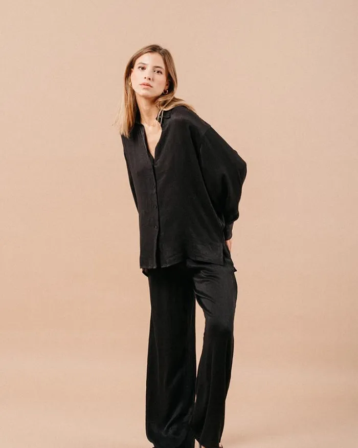 Grace and Mila Longsleeves Shirts SHIRT NOIR MARKET 8211 Shop