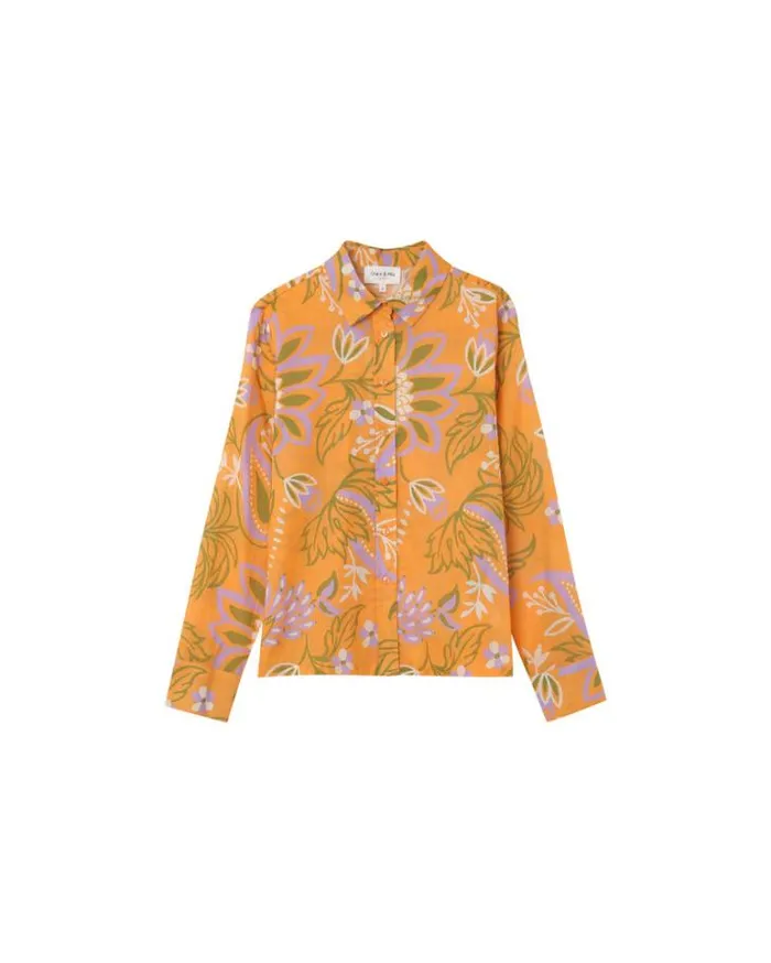 Grace and Mila Longsleeves Shirts SHIRT ORANGE MARICA 8211 Shop