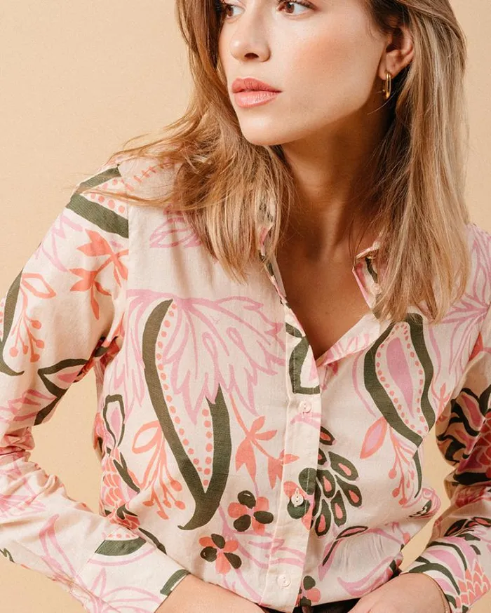 Grace and Mila Longsleeves Shirts SHIRT ROSE MARICA 8211 Shop