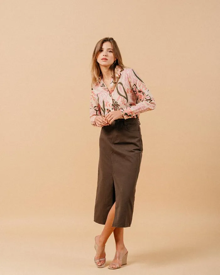 Grace and Mila Longsleeves Shirts SHIRT ROSE MARICA 8211 Shop