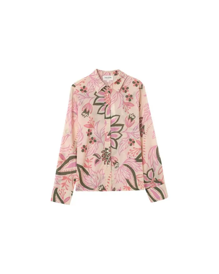 Grace and Mila Longsleeves Shirts SHIRT ROSE MARICA 8211 Shop