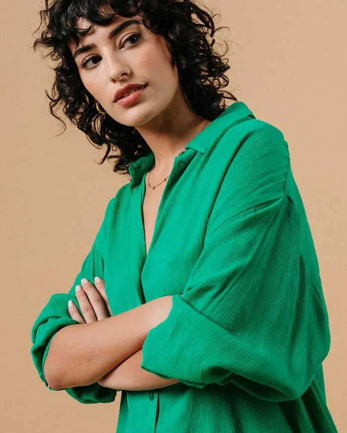 Grace and Mila Longsleeves Shirts SHIRT VERT MARKET 8211 Shop