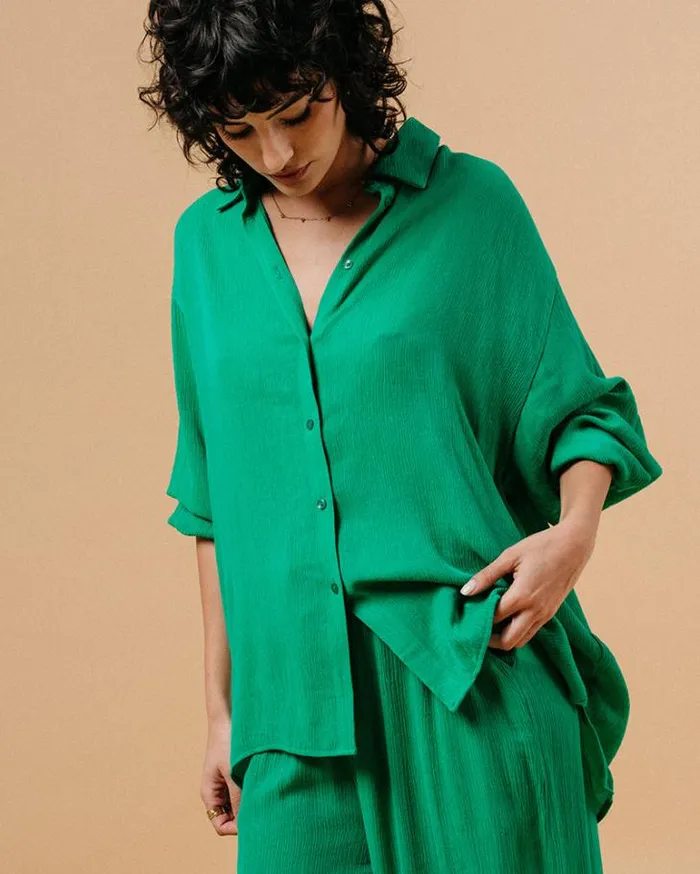 Grace and Mila Longsleeves Shirts SHIRT VERT MARKET 8211 Shop