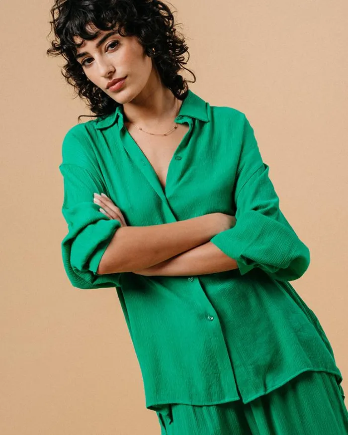 Grace and Mila Longsleeves Shirts SHIRT VERT MARKET 8211 Shop
