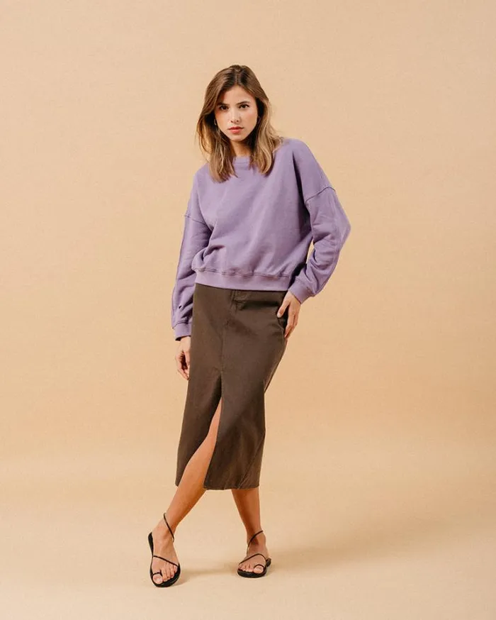 Grace and Mila Midi Skirts SKIRT ECRU MAUREEN 8211 Shop
