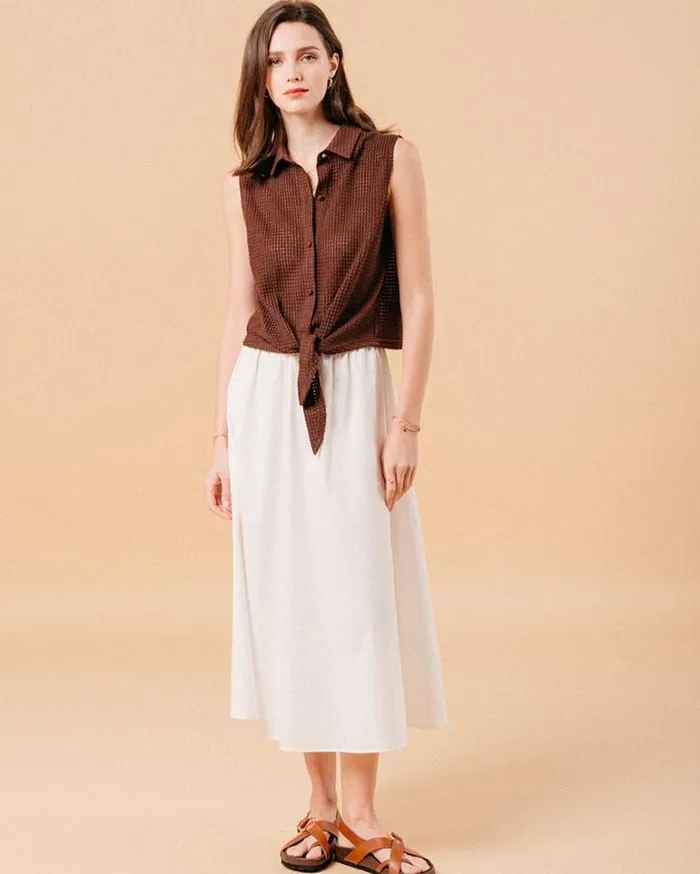Grace and Mila Midi Skirts SKIRT ECRU MUTINE 8211 Shop