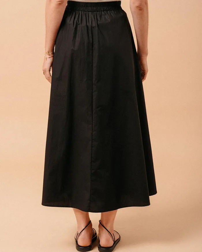 Grace and Mila Midi Skirts SKIRT NOIR MUTINE 8211 Shop