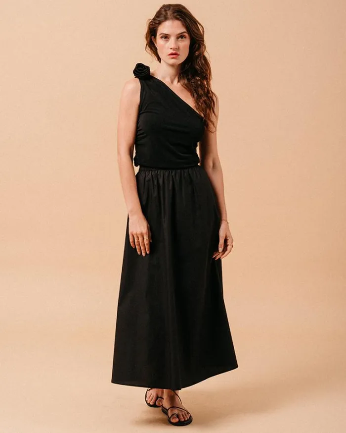 Grace and Mila Midi Skirts SKIRT NOIR MUTINE 8211 Shop