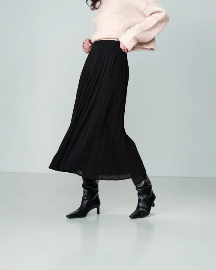 Grace and Mila Midi Skirts SKIRT NOIR NINON 8211 Shop