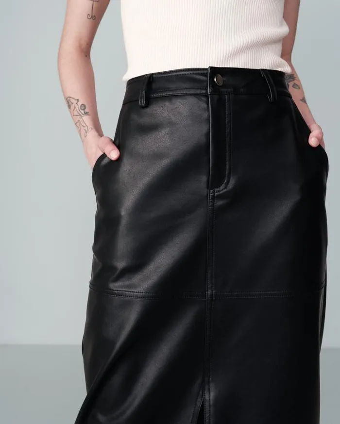 Grace and Mila Midi Skirts SKIRT NOIR NORY 8211 Shop