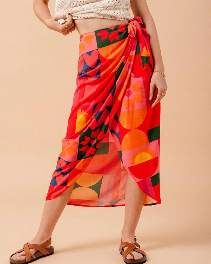 Grace and Mila Midi Skirts SKIRT ROUGE MORISSETTE 8211 Shop