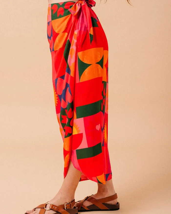 Grace and Mila Midi Skirts SKIRT ROUGE MORISSETTE 8211 Shop