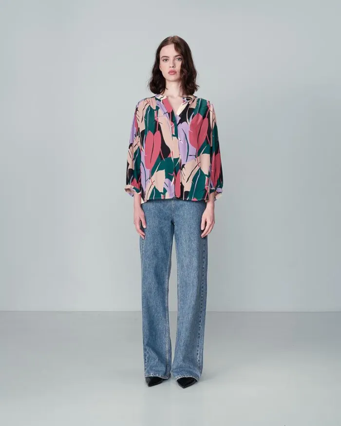 Grace and Mila Patterned Blouses SHIRT MULTICO NYMPHEA 8211 Shop