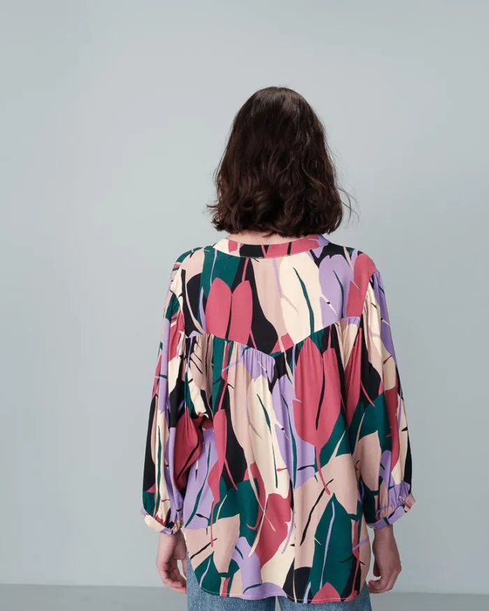Grace and Mila Patterned Blouses SHIRT MULTICO NYMPHEA 8211 Shop