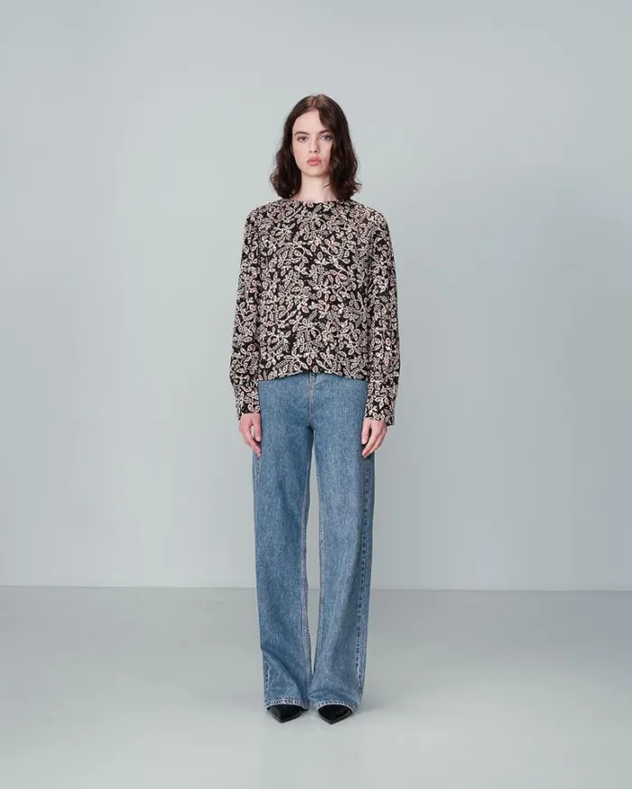 Grace and Mila Patterned Blouses SHIRT NOIR NIMES 8211 Shop