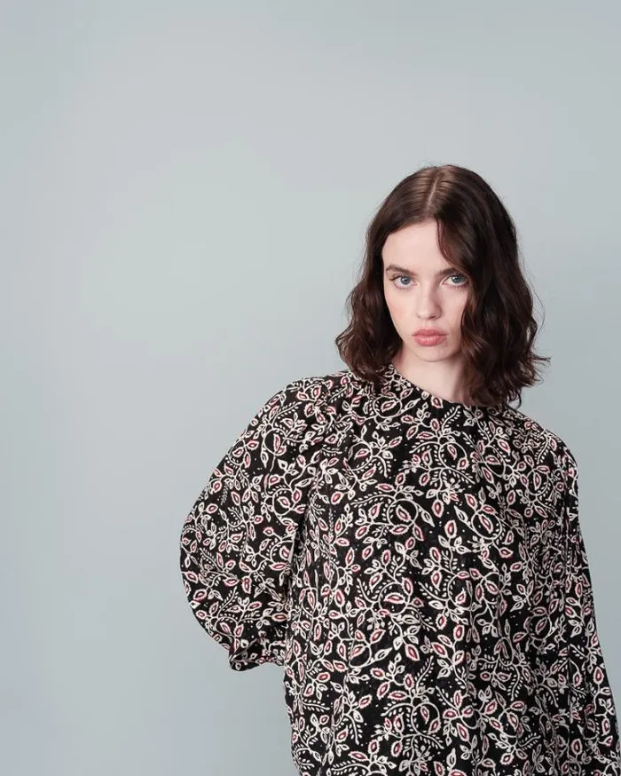Grace and Mila Patterned Blouses SHIRT NOIR NIMES 8211 Shop