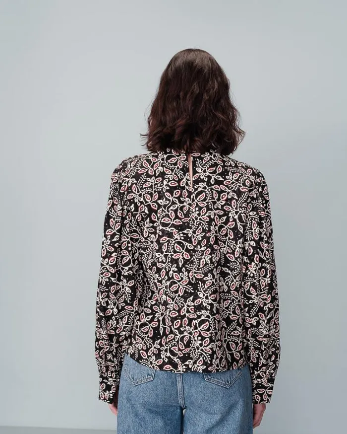 Grace and Mila Patterned Blouses SHIRT NOIR NIMES 8211 Shop