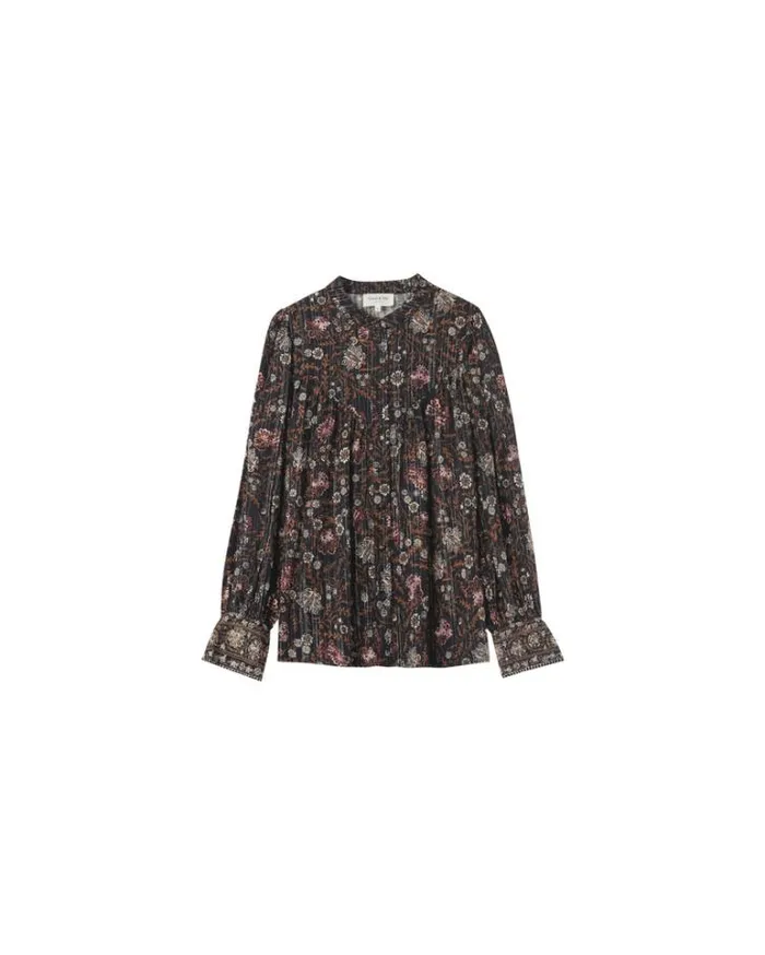 Grace and Mila Patterned Blouses SHIRT NOIR NUNCAS 8211 Shop