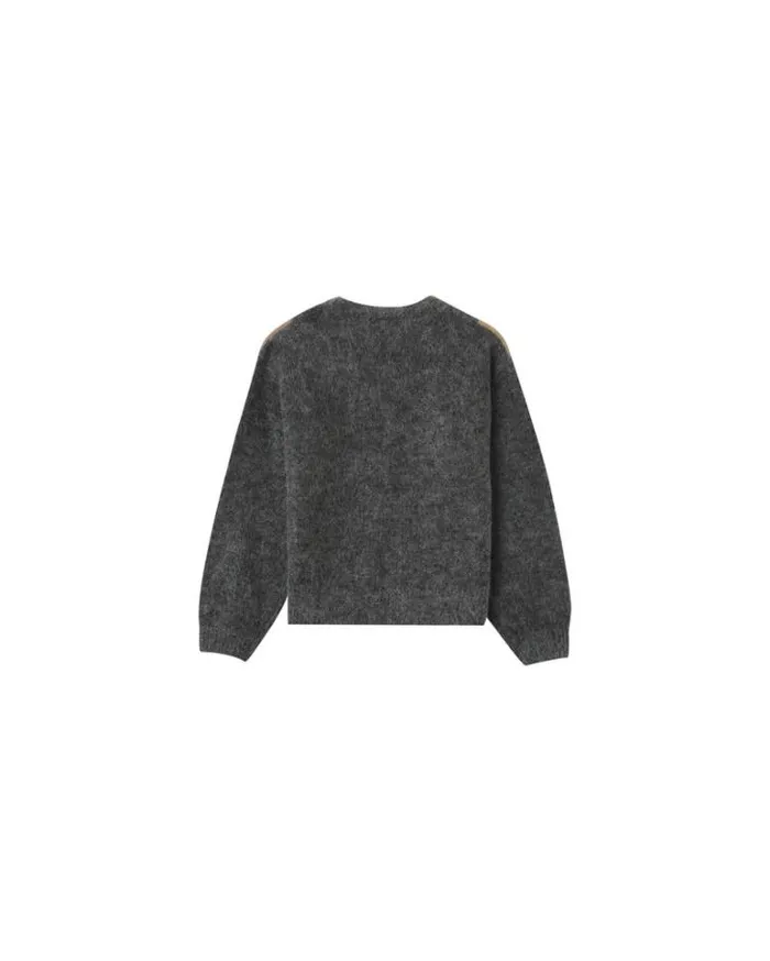 Grace and Mila Patterned Sweaters SWEATER ANTHRACITE NANSE 8211 Shop