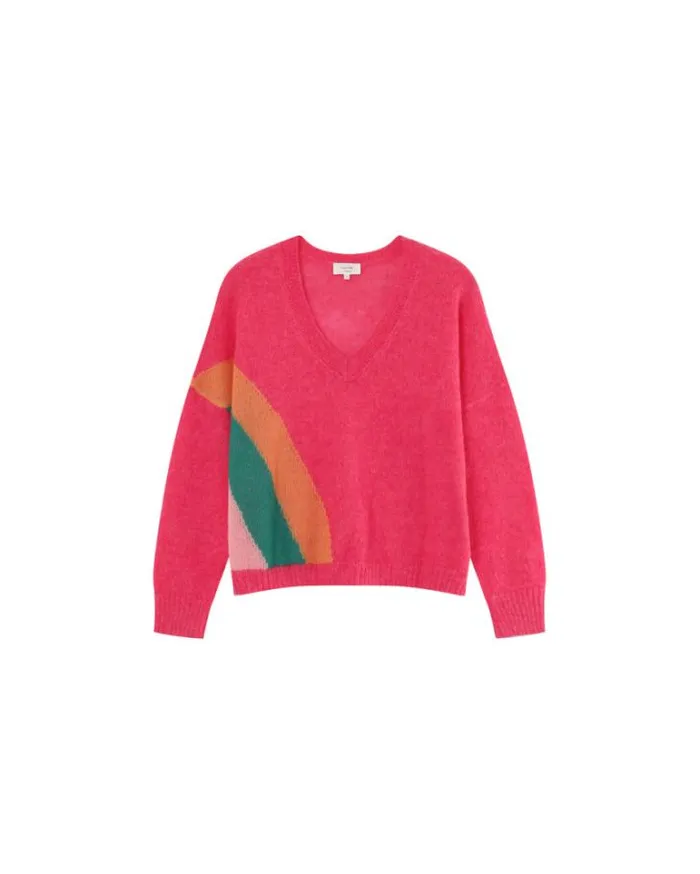 Grace and Mila Patterned Sweaters SWEATER PIVOINE MAGALIE 8211 Shop