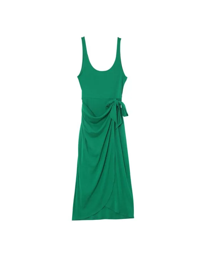Grace and Mila Plain Dresses DRESS VERT MIROIR 8211 Shop