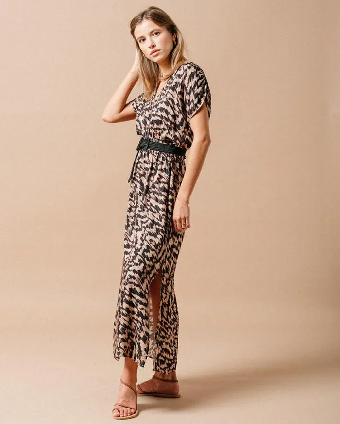 Grace and Mila Printed Dresses DRESS BLEU MARINE 8211 Shop