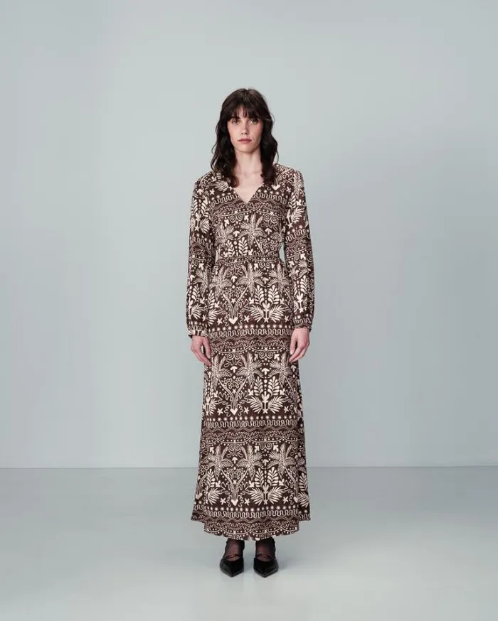 Grace and Mila Printed Dresses DRESS CHOCOLAT NEMESIS 8211 Shop
