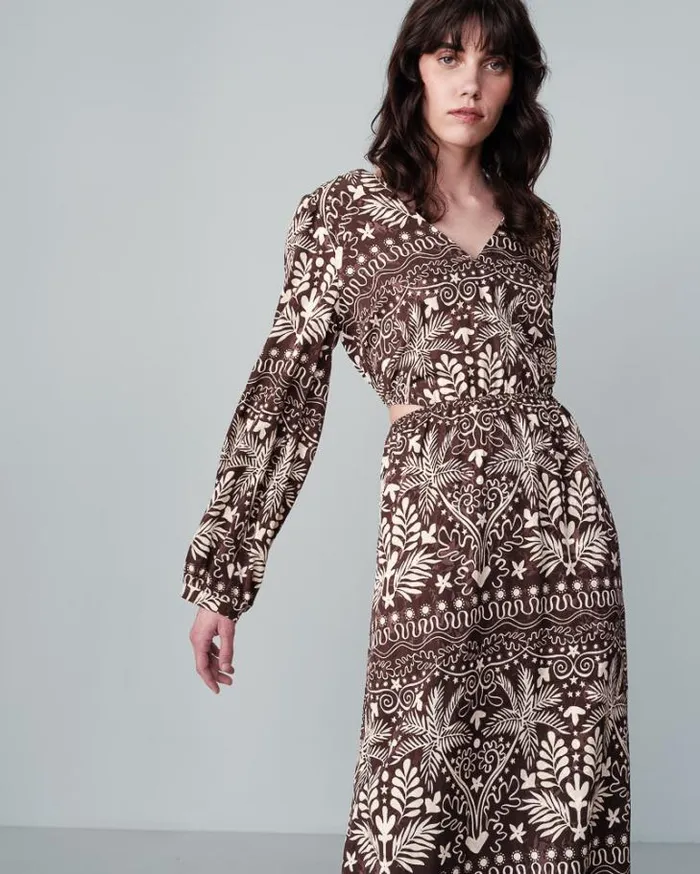 Grace and Mila Printed Dresses DRESS CHOCOLAT NEMESIS 8211 Shop