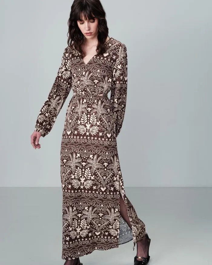 Grace and Mila Printed Dresses DRESS CHOCOLAT NEMESIS 8211 Shop