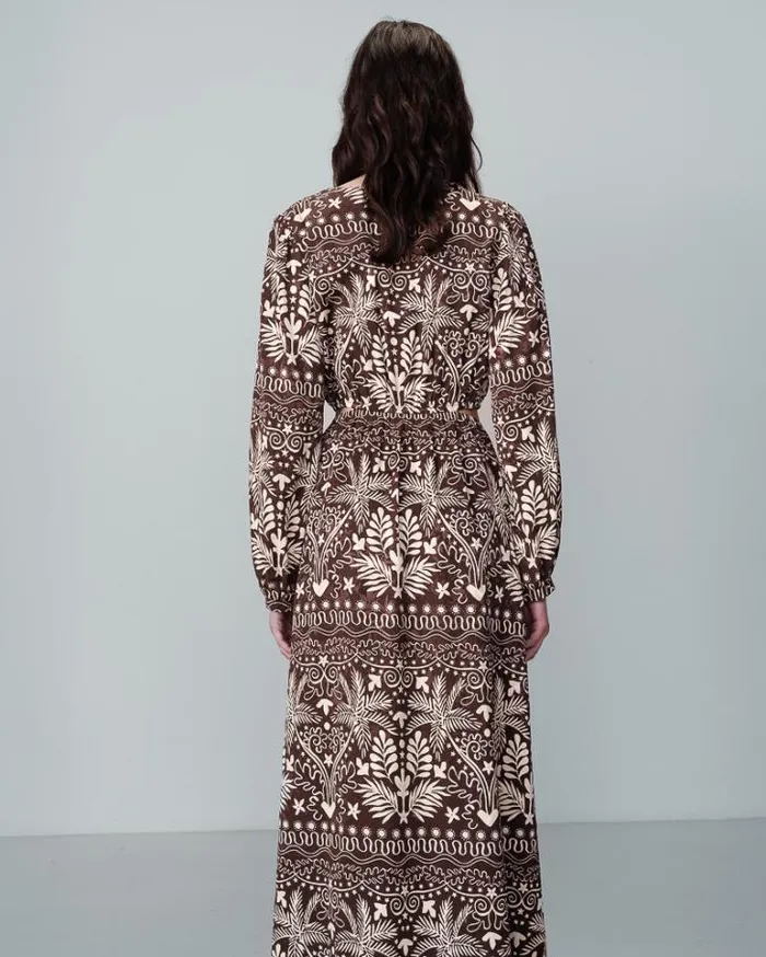 Grace and Mila Printed Dresses DRESS CHOCOLAT NEMESIS 8211 Shop