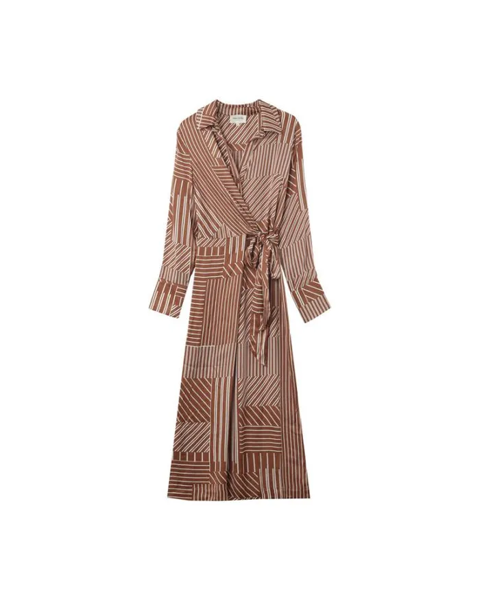 Grace and Mila Printed Dresses DRESS CHOCOLAT NICE 8211 Shop