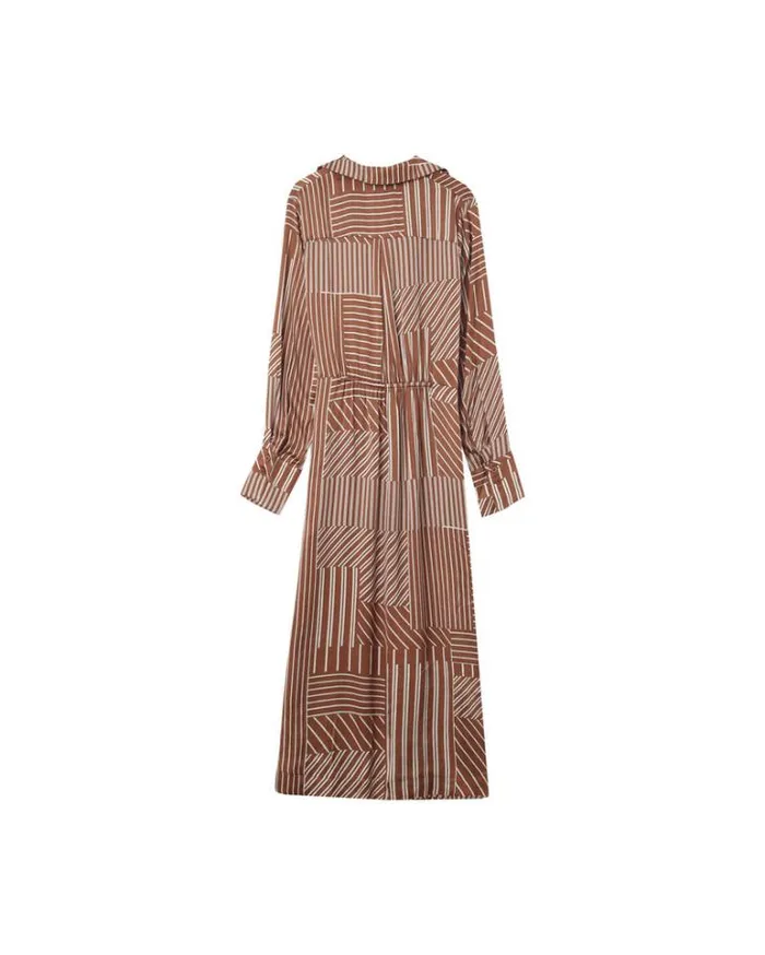 Grace and Mila Printed Dresses DRESS CHOCOLAT NICE 8211 Shop
