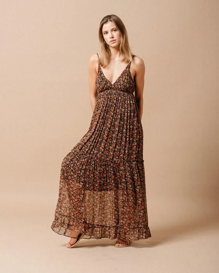 Grace and Mila Printed Dresses DRESS NOIR MARION 8211 Shop