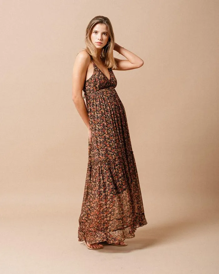 Grace and Mila Printed Dresses DRESS NOIR MARION 8211 Shop