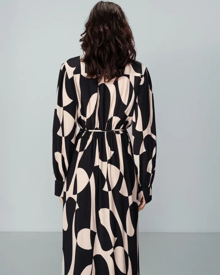 Grace and Mila Printed Dresses DRESS NOIR NEMOURS 8211 Shop