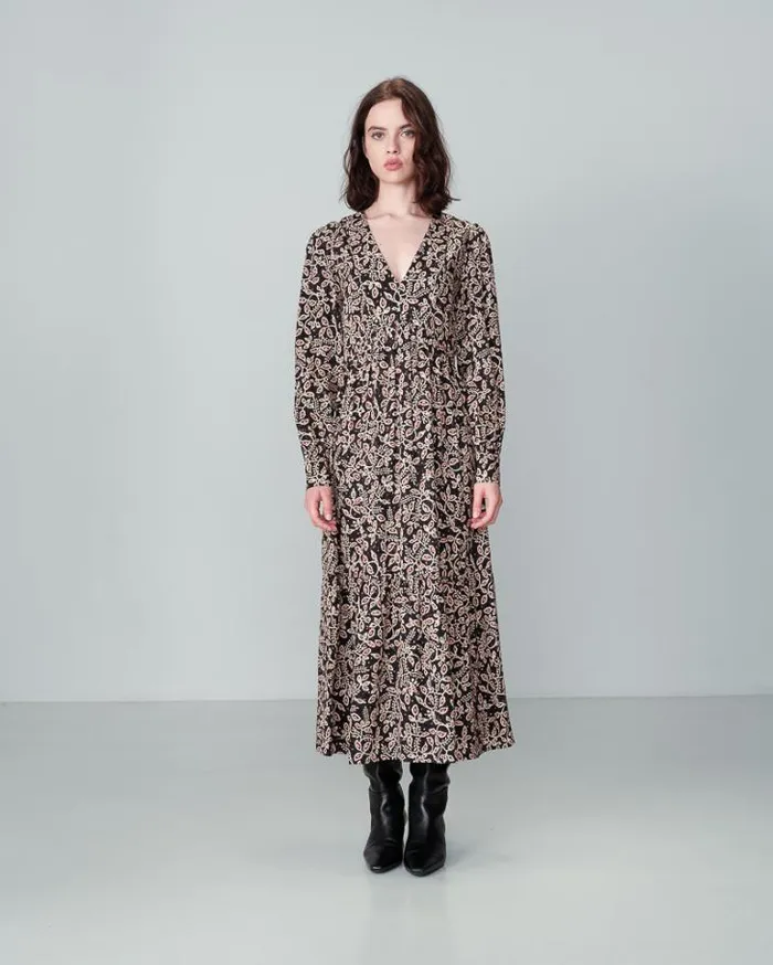 Grace and Mila Printed Dresses DRESS NOIR NILTON 8211 Shop
