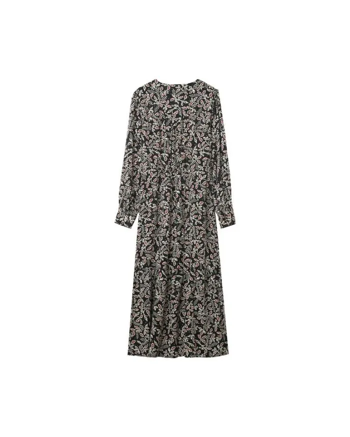 Grace and Mila Printed Dresses DRESS NOIR NILTON 8211 Shop