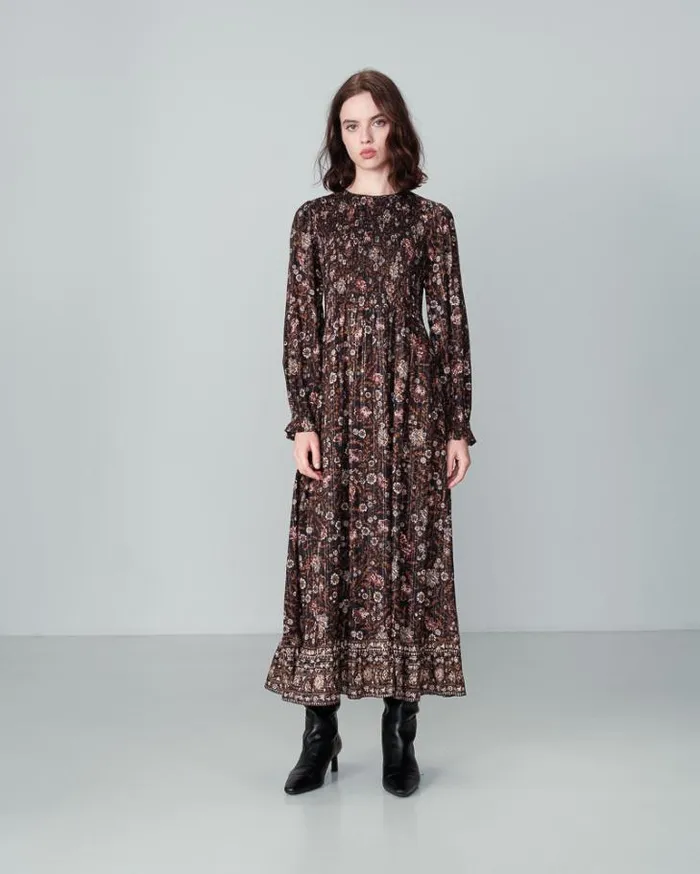 Grace and Mila Printed Dresses DRESS NOIR NOVA 8211 Shop