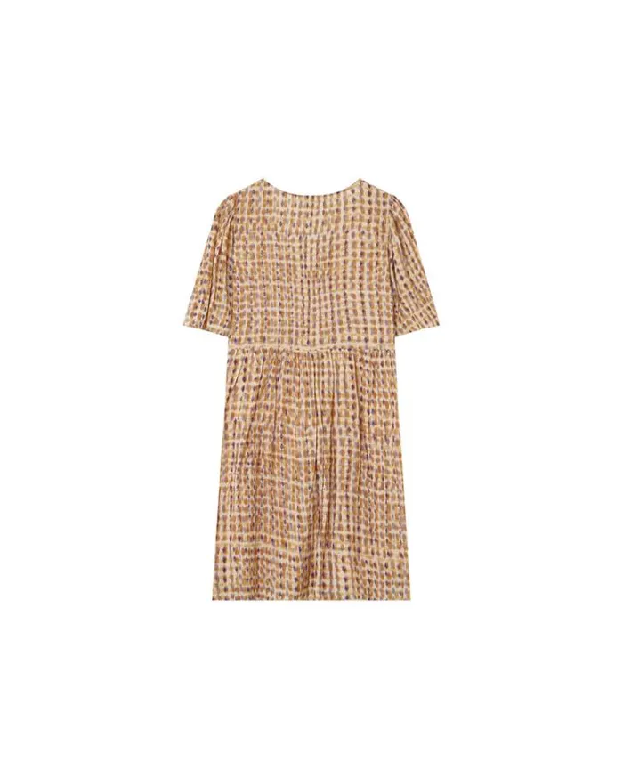 Grace and Mila Printed Dresses DRESS OCRE MARSALA 8211 Shop