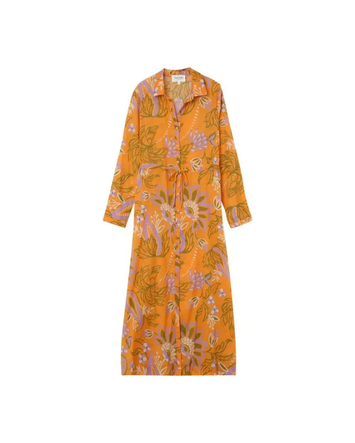 Grace and Mila Printed Dresses DRESS ORANGE MARIANA 8211 Shop