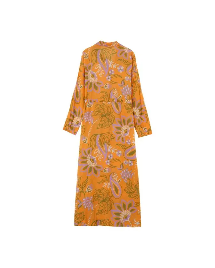 Grace and Mila Printed Dresses DRESS ORANGE MARIANA 8211 Shop