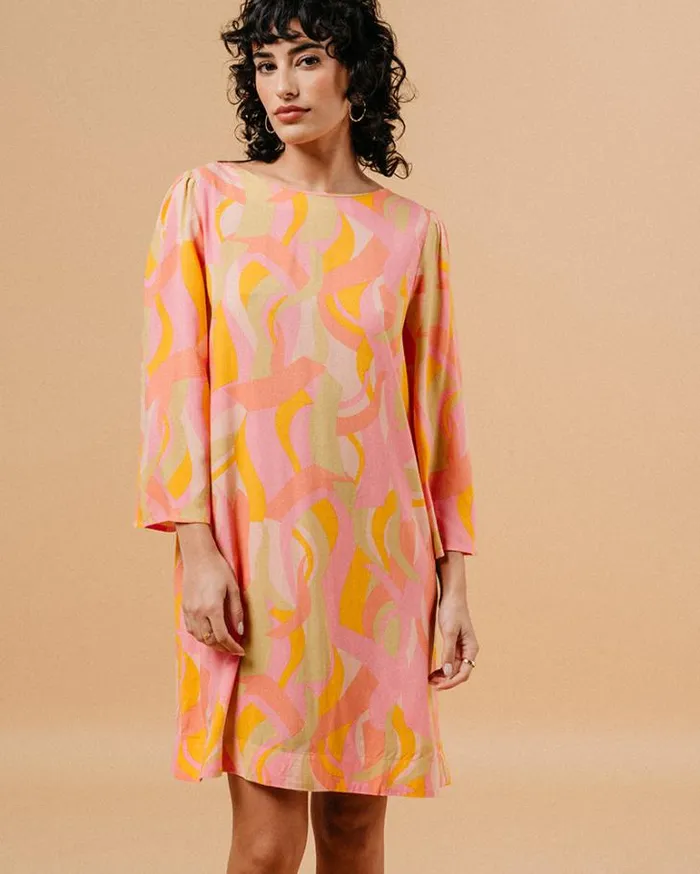 Grace and Mila Printed Dresses DRESS ROSE MAISIE 8211 Shop